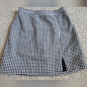 Hollister Houndstooth Ultra High-rise Skirt Size XS